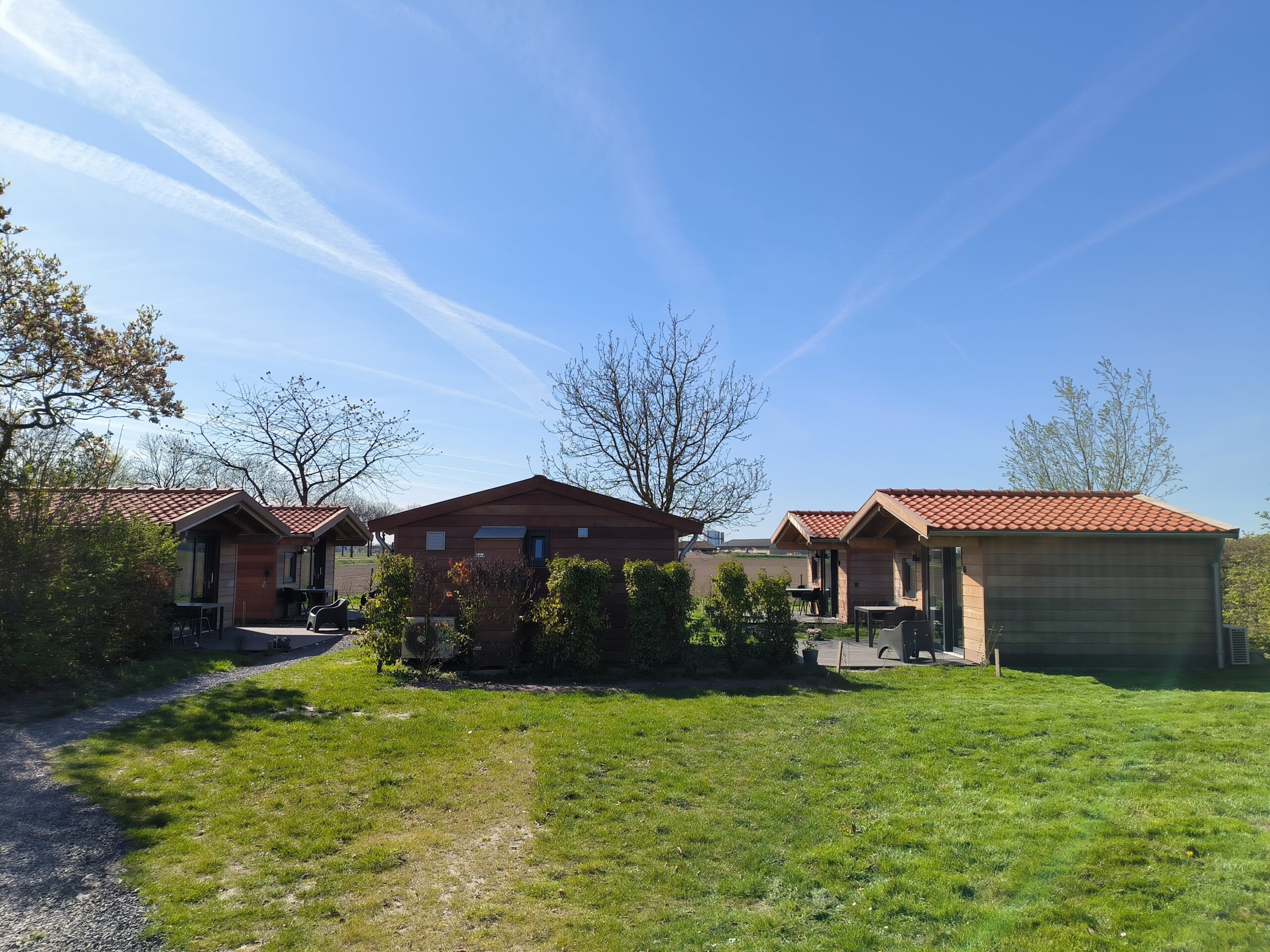 Knusse 2-persoons chalet in de tuin van de Mariafarm