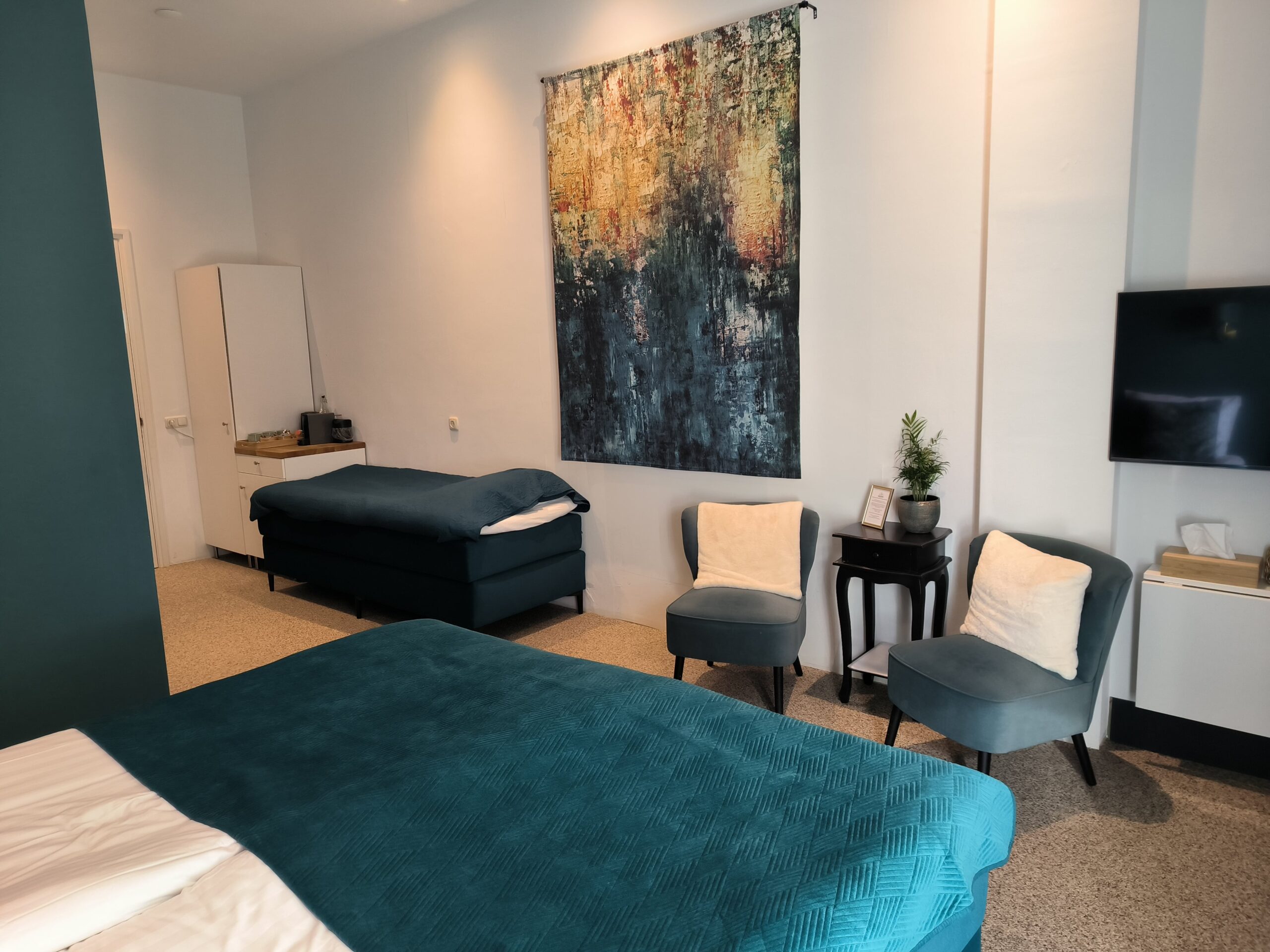 Luxe boutique hotelkamer in de Mariafarm